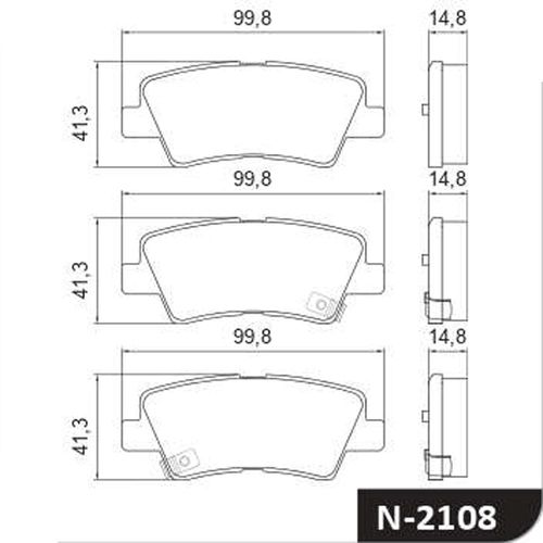 Pastilha Freio Traseira Hyundai Ix35 2.0 16V 2018 Em Diante