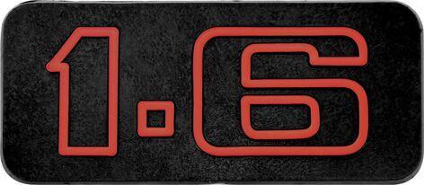 Emblema 1.6 (Grade) Vermelho Gol, V. P. S. 86