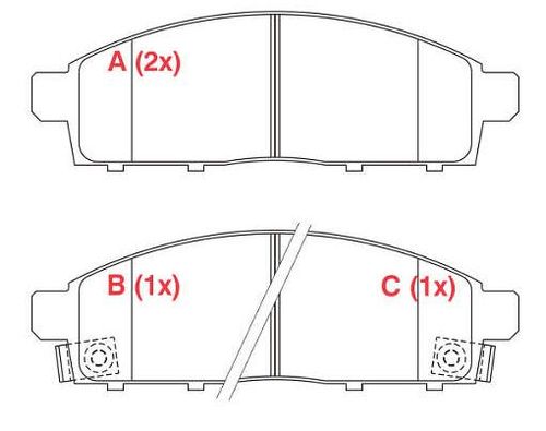 Pastilha Freio Dianteira Mitsubishi L-200 Triton 2008