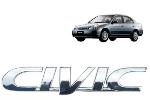 Emblema Honda Civic 92 Cromado
