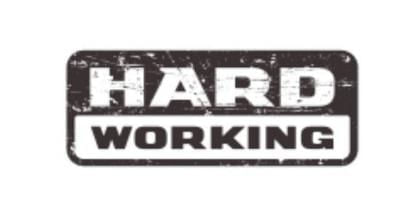 Emblema Hard Working Strada 2018 Grafite