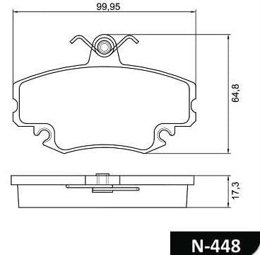 Pastilha Freio Dianteira Renault Clio 1999 Sem Sensor Siste