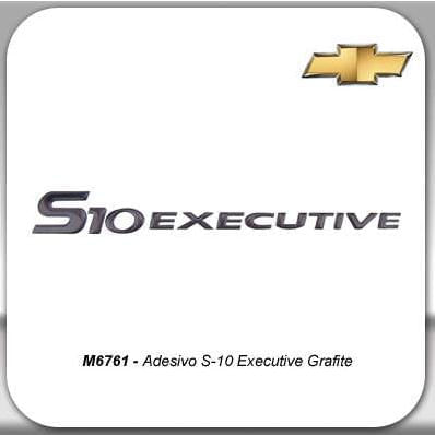 Emblema Adesivo S-10 Executive Grafite