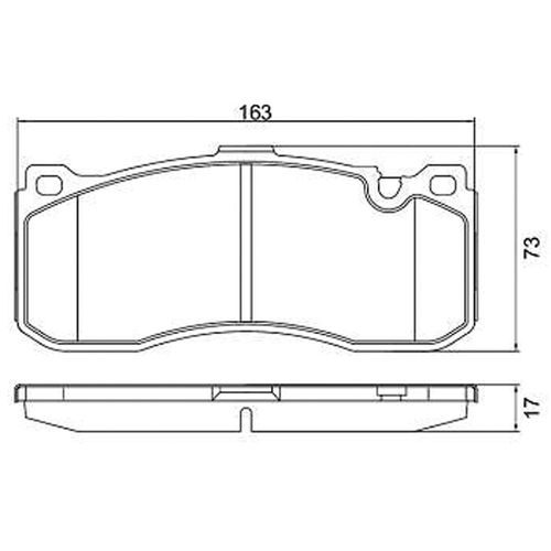 Pastilha Freio Dianteira Bmw 320I 2005 A 2011