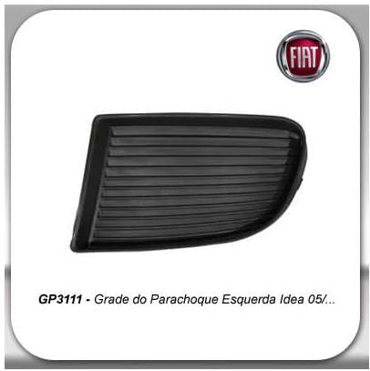 Grade Parachoque Fiat Idea 05 Esq