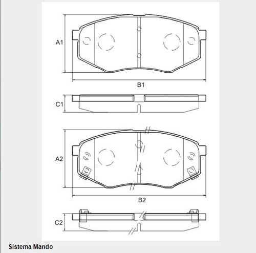 Pastilha Freio Dianteira Hyundai Tucson 2.0 16V 2011