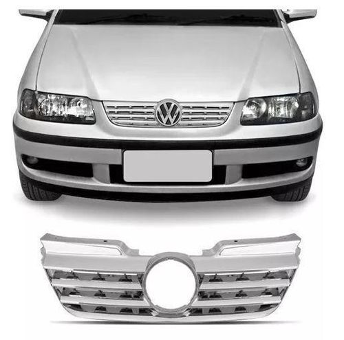 Grade Radiador Gol Ger Iii 99 02 Fase 1 Cromada