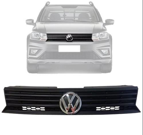 Grade Radiador Saveiro Gvii 18 Preto Texturizado