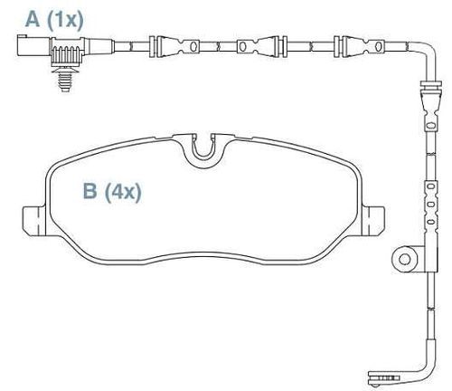Pastilha Freio Dianteira Land Rover Discovery 3 2.7 4.0 4.4