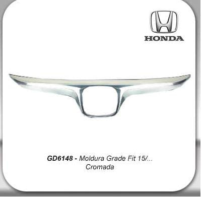 Moldura Grade Radiador Honda Fit 15
