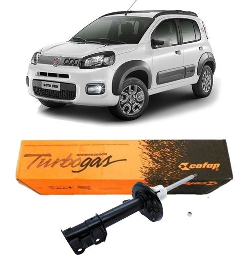 Amortecedor Dianteiro Fiat Uno Way 2010 Esquerdo