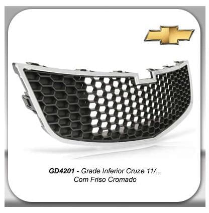 Grade Radiador Cruze 11 14 Inf C Moldura Cromada