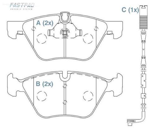 Pastilha Freio Dianteira Bmw 320I 2.0 2005 Em Diante Ceramic