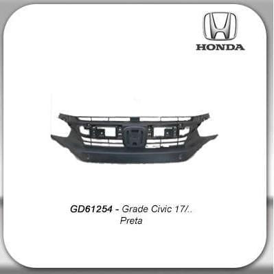 Grade Radiador Honda Civic 17 (Preta)