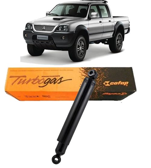 Amortecedor Traseiro Mitsubishi L-200 2008 A 2012 C Barra