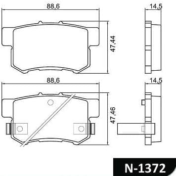 Pastilha Freio Traseira Honda New Civic 2006 A 2011