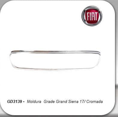 Moldura Grade Grand Siena 2017 Cromada