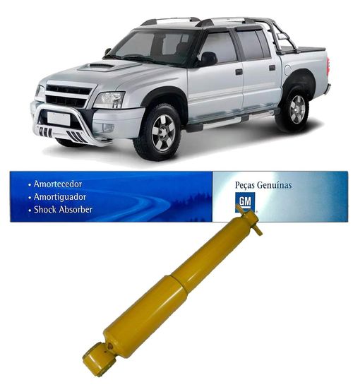 Amortecedor Traseiro S-10 4X2 4X4 1995 A 2011 Amarelo