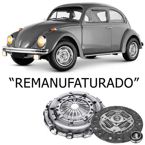 Kit Embreagem Fusca Brasilia 1500 1600 Sem Rolamento Remanuf