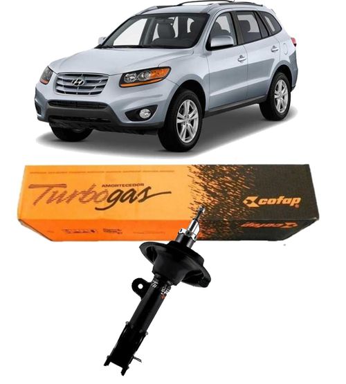 Amortecedor Dianteiro Hyundai Santa Fe 2007 A 2009 Direito