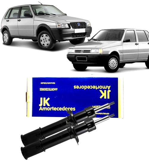 Amortecedor Dianteiro Fiat Uno 1989 A 2013 Remanufaturado Jg