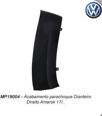 Moldura Paralama Amarok 17 Diant Dir (Pte Parach)