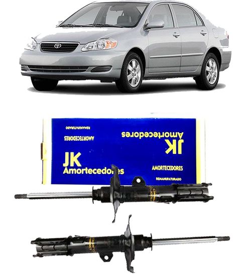 Amortecedor Dianteiro Toyota Corolla 2002 A 2008 Reman Jg