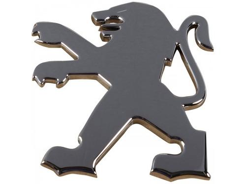 Emblema Peugeot Cromado Tampa Tras