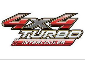 Emblema Adesivo Toyota Hilux 09 12 4X4 Turbo Intercooler (