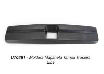 Moldura Macaneta Tampa Tras Fiat Elba