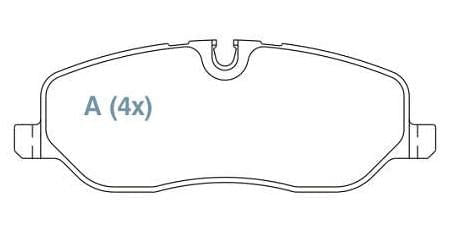 Pastilha Freio Dianteira Land Rover Discovery 3 2.7 4.0 4.4
