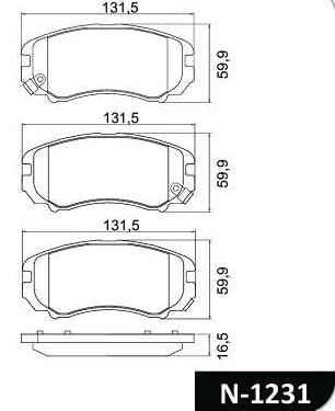 Pastilha Freio Dianteira Hyundai Tucson 2.0 2004