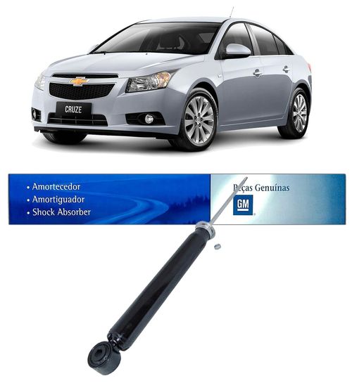 Amortecedor Traseiro Cruze 2011 A 2016 Hatch Sedan