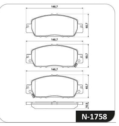 Pastilha Freio Dianteira Honda Civic 1.5 2.0 2017 A 2019