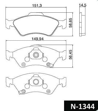 Pastilha Freio Dianteira Honda Fit 1.5 1.8 2003 A 2008