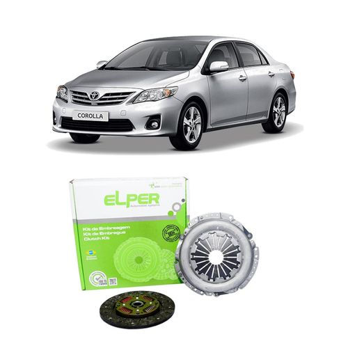 Kit Embreagem Toyota Corolla 1.8 16V 2012 A 2014 Sem Atuador
