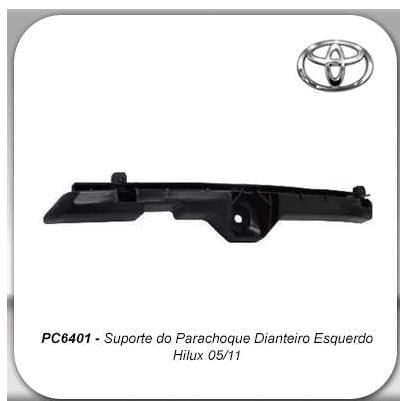 Guia Parachoque Diant Toyota Hilux 05 11 Esq