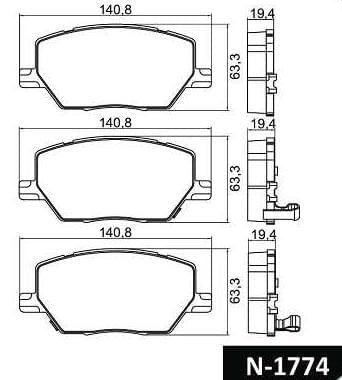 Pastilha Freio Dianteira Fiat Toro 1.8 2.0 2016