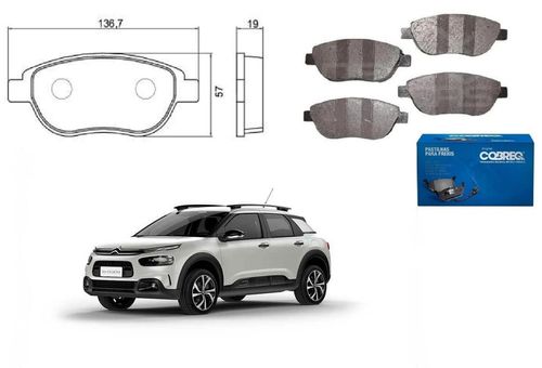 Pastilha Freio Dianteira Citroen C4 Pallas 2002