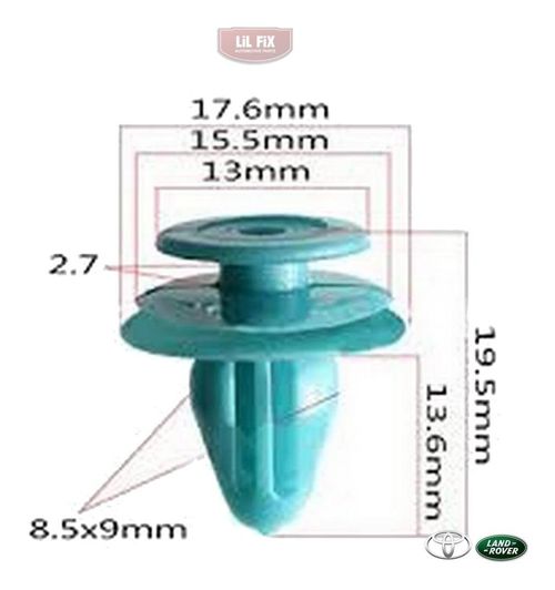 Grampo Forracao Interna Toyota Corolla Etios Hilux