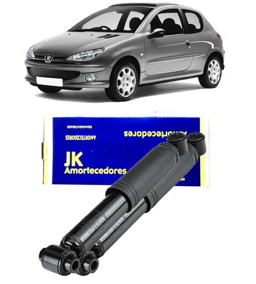 Amortecedor Traseiro Peugeot 206 1999 A 2010 Reman Jg