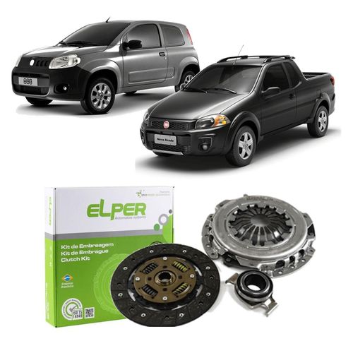 Kit Embreagem Fiat Uno 1.0 Ep 1995 2000 Uno Fire 2001 A 2016