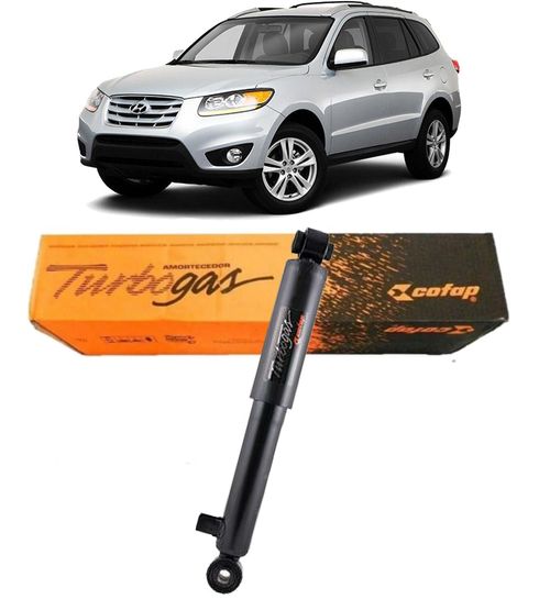 Amortecedor Traseiro Hyundai Santa Fe 2007 A 2009 (Turbogas)