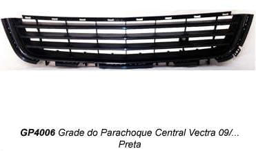 Grade Parachoque Diant Vectra 09 11 Central Preta