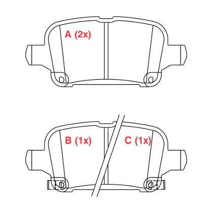 Pastilha Freio Traseira Cruze 1.4 2017