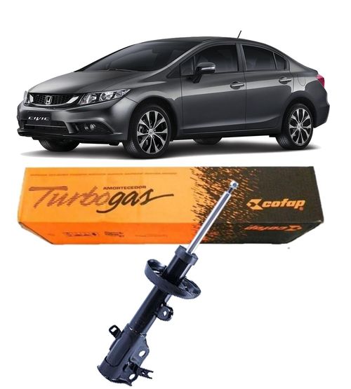 Amortecedor Dianteiro Honda Civic 2.0 2012 A 2016 Direito