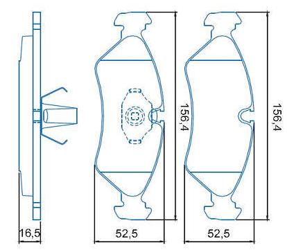 Pastilha Freio Dianteira Vectra 1997