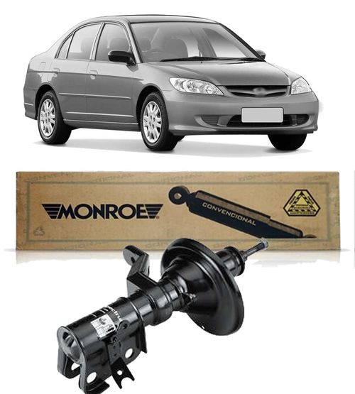 Amortecedor Dianteiro Honda Civic 2003 A 2005 Esquerdo