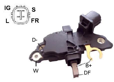 REGULADOR VOLTAGEM ALTERNADOR 14V COROLLA HILUX 30 16V D - IKR5236