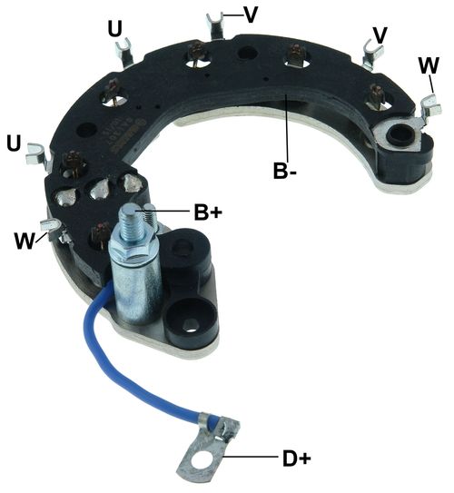 PLACA RETIFICADORA ALTERNADOR FIAT PALIO PUNTO MARELLI 85A  - GA1307